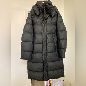 Men's Hilton Leather Parka with Removable Hood